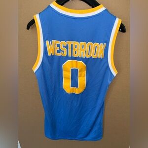 Russell Westbrook Jersey UCLA Blue #0 Sz Medium Great